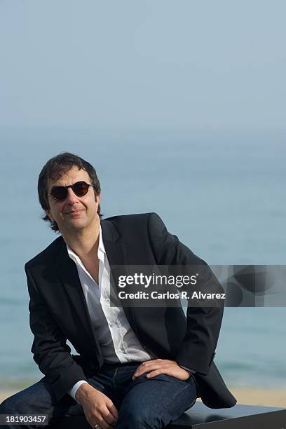 Director Atom Egoyan attends the "Devil's Knot" photocall at the Kursaal Palace during the 61st San Sebastian International Film Festival on...