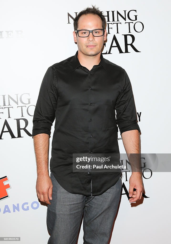 Director Anthony Leonardi III attends the "Nothing Left To Fear" Los