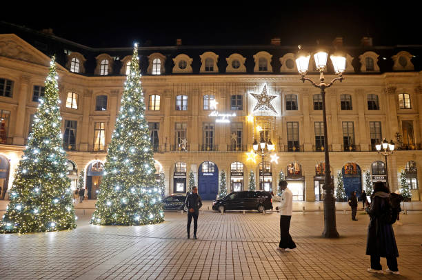 FRA: Christmas Lights And Decorations In Paris