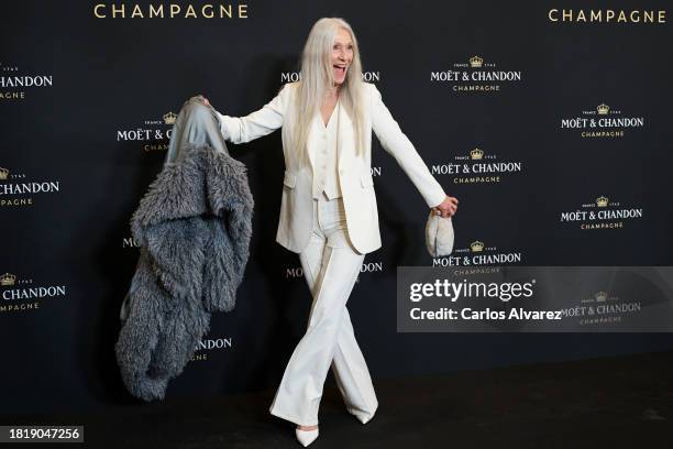 Pino Montesdeoca attends the Moet & Chandon Christmas Cocktail Party at the Mandarin Oriental Ritz Hotel on November 28, 2023 in Madrid, Spain.