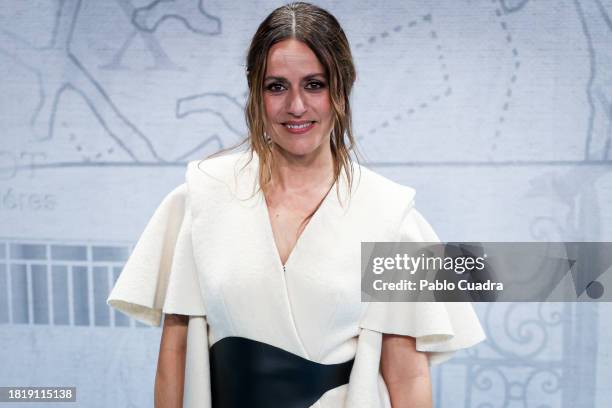Spanish actress Itziar Ituño attends "BERLIN" premiere at Palacio de Cibeles on November 28, 2023 in Madrid, Spain.