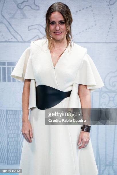 Spanish actress Itziar Ituño attends "BERLIN" premiere at Palacio de Cibeles on November 28, 2023 in Madrid, Spain.
