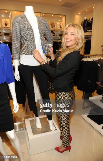 Ann Taylor Brand Ambassador Kate Hudson Spotted in Ann Taylor, Flatiron Store, NYC, shopping her favorite looks from the Fall 2013 Collection on...
