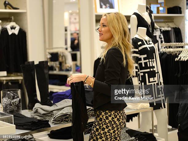 Ann Taylor Brand Ambassador Kate Hudson Spotted in Ann Taylor, Flatiron Store, NYC, shopping her favorite looks from the Fall 2013 Collection on...