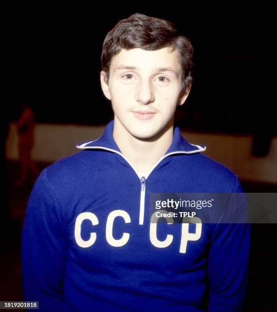 Ukrainian/Russian gymnast Bogdan Makuts poses for a portrait in London, England, December 4, 1978. Makuts was the overall World Youth Champion in...