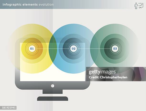 Evolution Graphics Graph Infographics Elements Evolution Series Illustration High-Res Vector ...