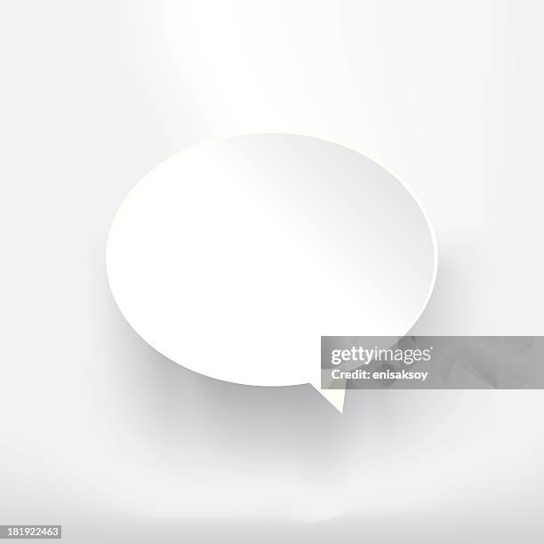 speech bubble - speech bubble 3d stock illustrations