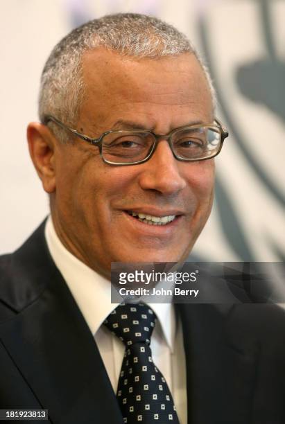 Ali Zeidan, Prime Minister of Libya attends the 68th session of the United Nations General Assembly on September 25, 2013 in New York City.