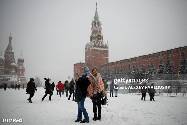 Moscow In January 1,779 Red Square Moscow Snow Stock Photos, High-Res Pictures, and ...