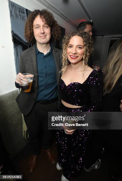 Asha Reid and guest attend the Gala Screening after party for "Femme" at the Dalston Den on November 28, 2023 in London, England.