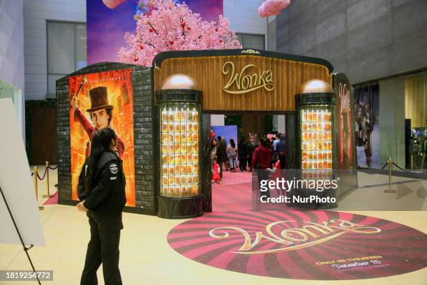 Visitors are stepping into a world of pure imagination at Wonka's Sweet Escape as they celebrate the anticipated theatrical release of the film...