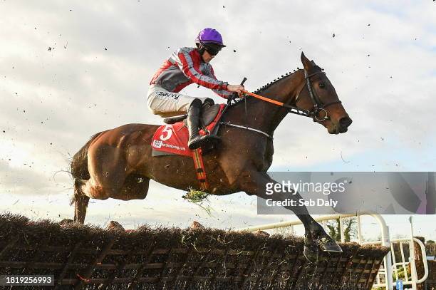 Meath , Ireland - 3 December 2023; Fascile Mode, with Michael O'Sullivan up, during the Bar One Racing Royal Bond Novice Hurdle on day two of the...