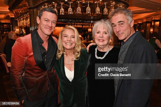 Luke Evans, Amanda Redman, Dame Penelope Wilton and Greg Wise attend One Night Only at The Ivy West Street in partnership with Acting for Others on...