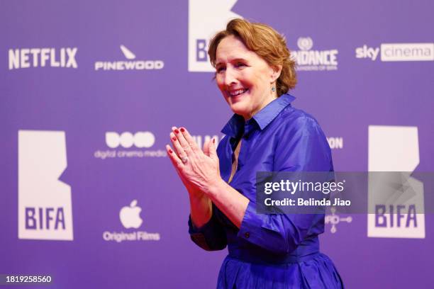 Fiona Shaw attends The 26th British Independent Film Awards at Old Billingsgate on December 3, 2023 in London, England.