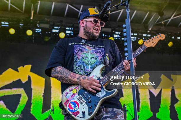 Reggae rock band Sublime with Rome performs during the Audacy Riptide Music Festival in Fort Lauderdale Beach, Florida, on December 3, 2023.