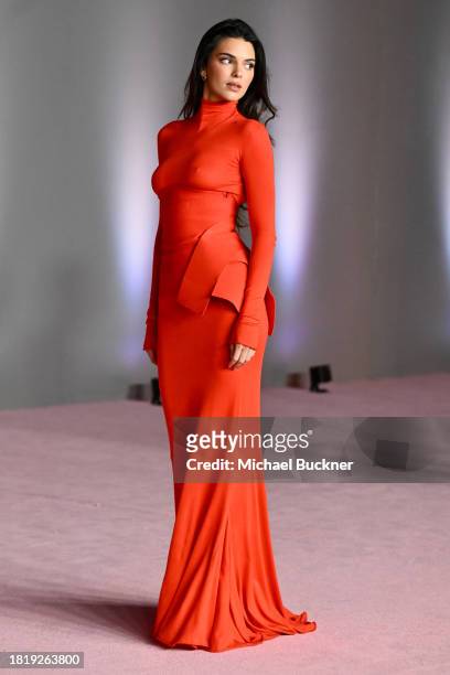 Kendall Jenner at the 2023 Academy Museum Gala held at the Academy Museum of Motion Pictures on December 3, 2023 in Los Angeles, California.