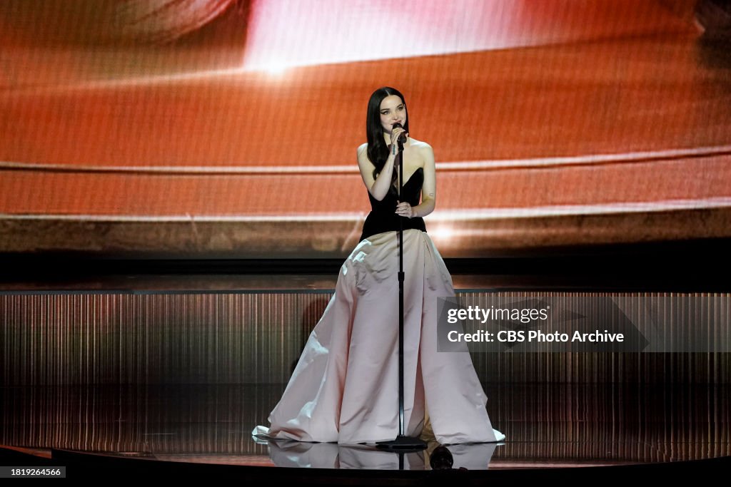 Dove Cameron performs at THE 46TH ANNUAL KENNEDY CENTER HONORS, which ...