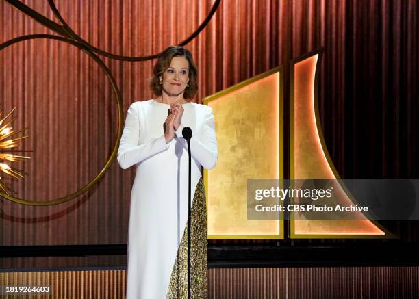 Pictured : Sigourney Weaver at THE 46TH ANNUAL KENNEDY CENTER HONORS, which will air Wednesday, Dec. 27 on the CBS Television Network and stream on...