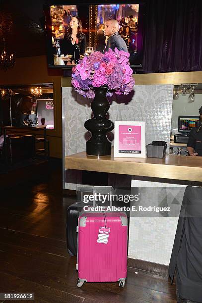 General view of the atmosphere at party for the premiere of Fox Searchlight Pictures' "Baggage Claim" at the Conga Room on September 25, 2013 in Los...