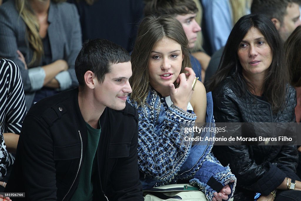 Balmain : Front Row - Paris Fashion Week Womenswear  Spring/Summer 2014