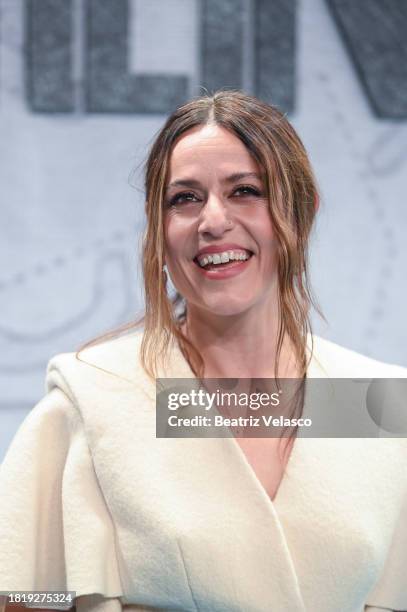 Itziar Ituño attends "BERLIN" premiere on November 28, 2023 in Madrid, Spain.