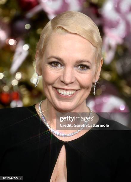 Olivia Colman attends the "Wonka" World Premiere at The Royal Festival Hall on November 28, 2023 in London, England.
