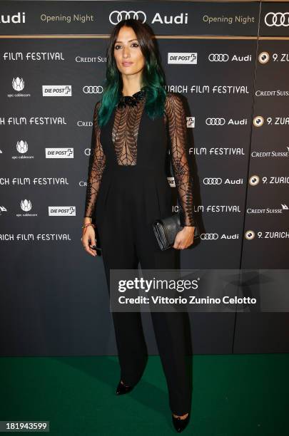 Melanie Winiger attends 'Rush' Green Carpet during the 9th Zurich Film Festival on September 26, 2013 in Zurich, Switzerland.