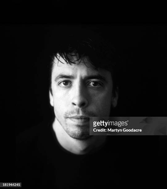 David Grohl of Foo Fighters poses for a studio portrait, London, 1997.