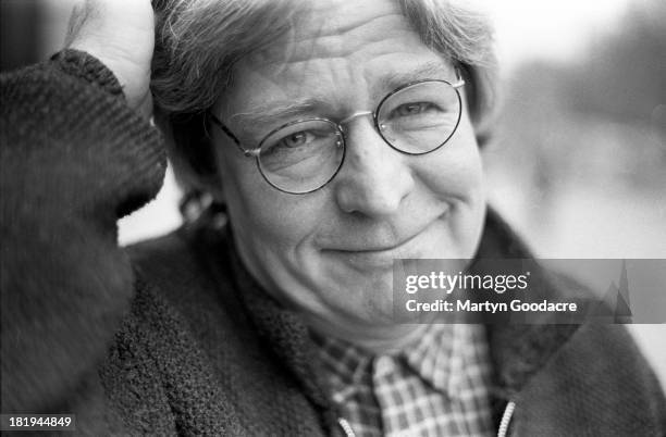 Portrait of English film director and screenwriter Alan Parker, London, 1994.