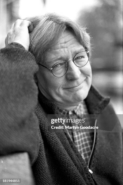 Portrait of English film director and screenwriter Alan Parker, London, 1994.