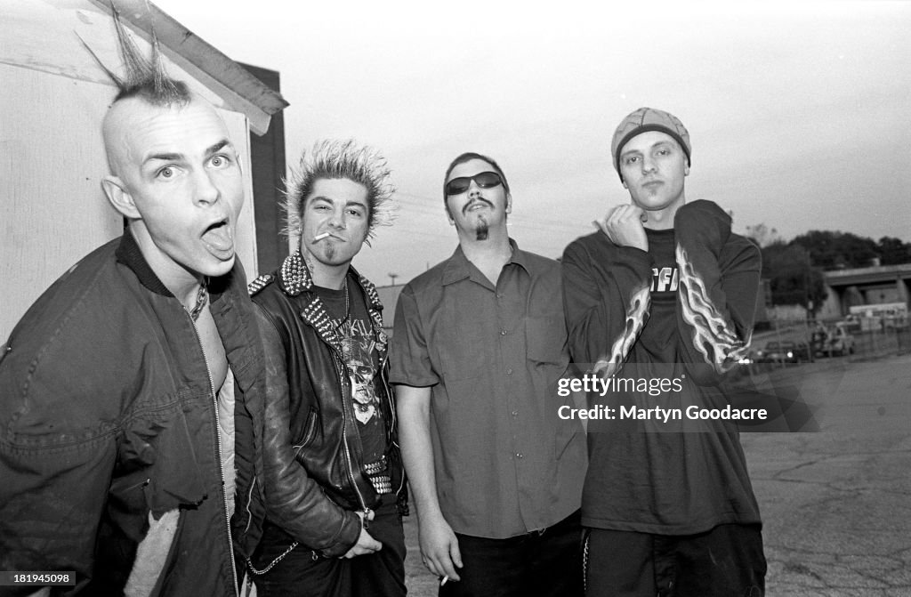 Rancid Examples Rancid pose for group portraits in San Diego, California, United ...