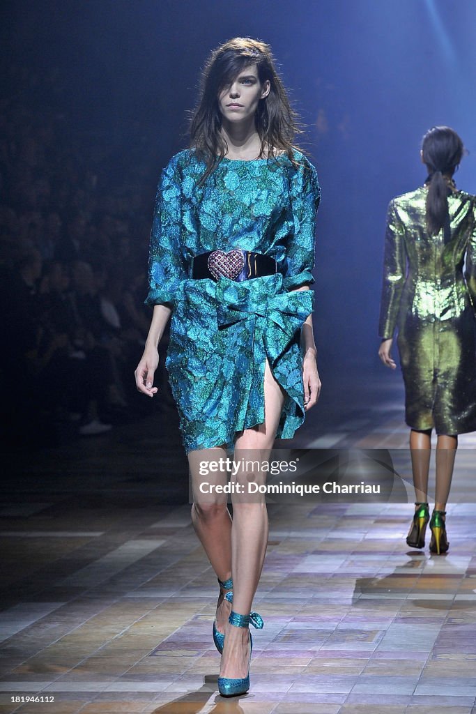 Lanvin : Runway - Paris Fashion Week Womenswear  Spring/Summer 2014