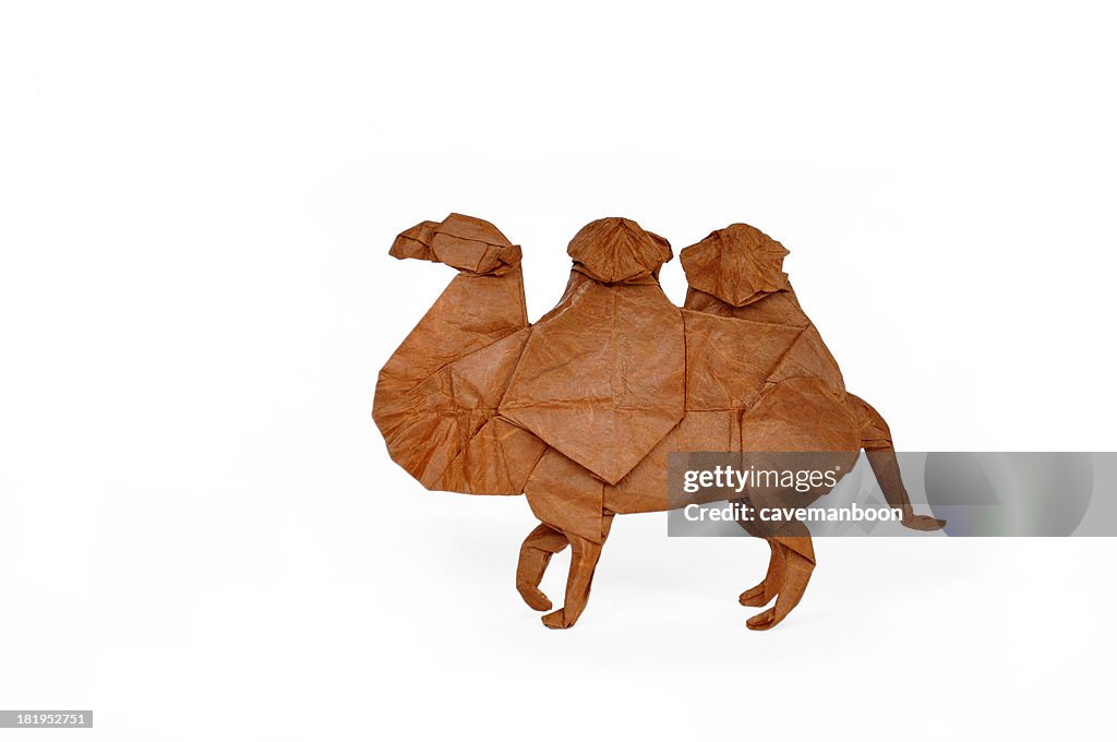 Origami Bactrian Camel