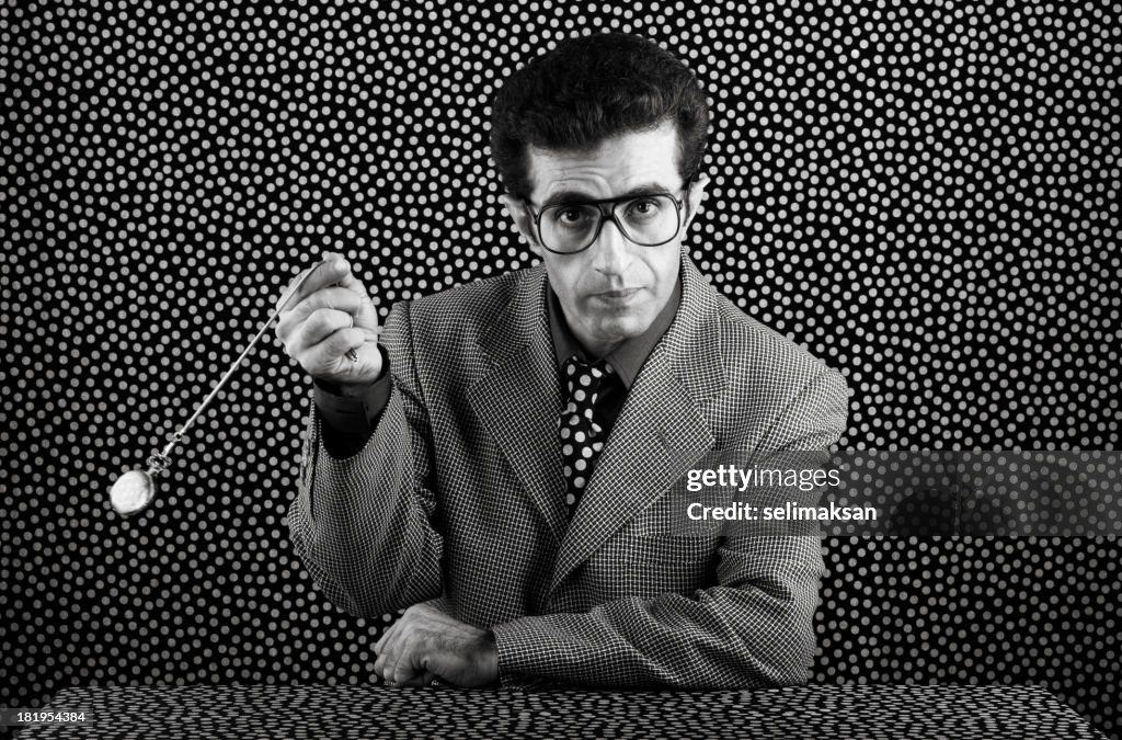 Seventies Psychiatrist Swinging Pocket Watch For Hypnosis High-Res