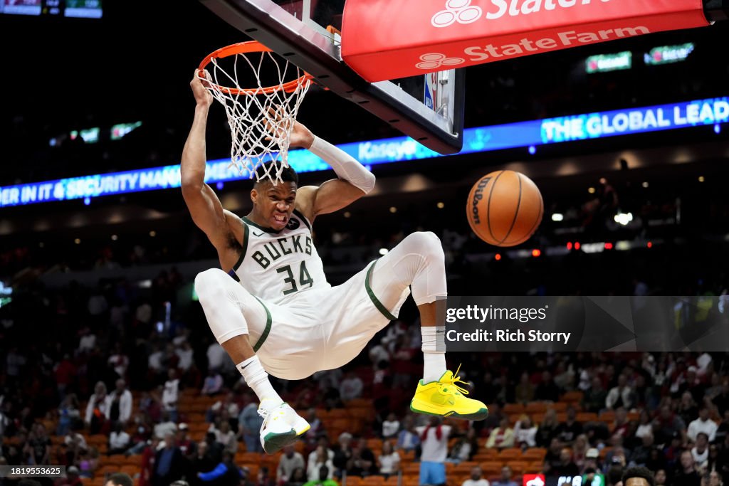 Milwaukee Bucks v Miami Heat