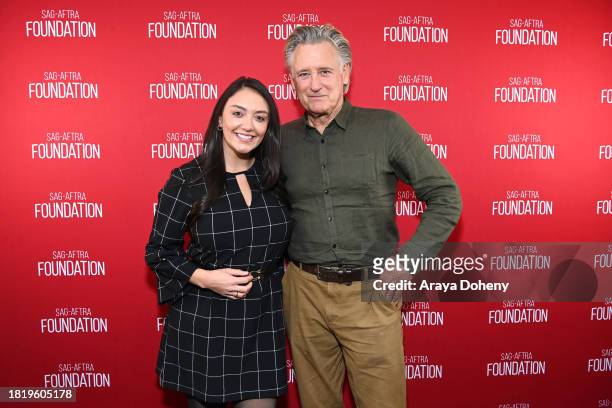 Emily Longeretta and Bill Pullman attend the SAG-AFTRA Foundation Conversations - "Murdaugh Murders: The Movie" at SAG-AFTRA Foundation Screening...