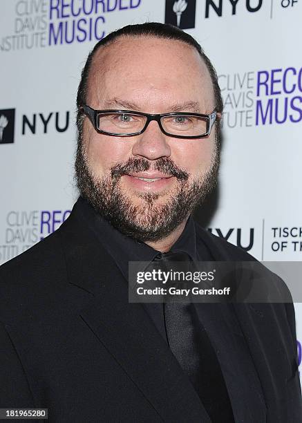 Songwriter/producer Desmond Child attends the Clive Davis Institute Of Recorded Music 10th Anniversary Party at Gallow Green at the McKittrick Hotel...