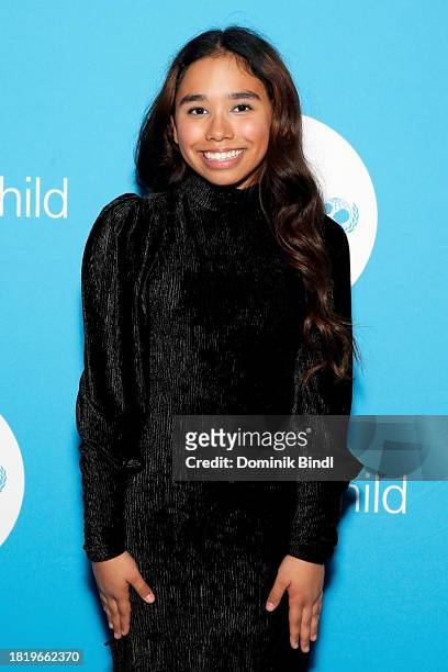 Arwen Monzon-Sanders attends the 2023 UNICEF Gala at Cipriani Wall Street on November 28, 2023 in New York City.