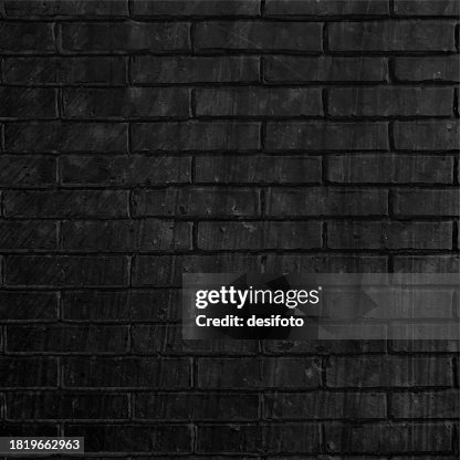 Whitewashed or painted textured rustic empty blank horizontal black coloured vector backgrounds with brick wall pattern or design all over Whitewashed or painted textured rustic empty blank horizontal black coloured vector backgrounds with brick wall pattern or design all over