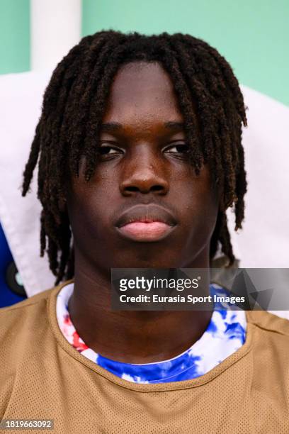 Bryce Jamison of United States during FIFA U-17 World Cup Round of 16 match between Germany and USA at Si Jalak Harupat Stadium on November 21, 2023...