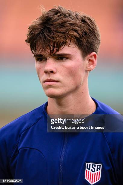 Matthew Corcoran of United States during FIFA U-17 World Cup Round of 16 match between Germany and USA at Si Jalak Harupat Stadium on November 21,...