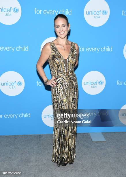 Gillian Hearst attends The UNICEF Gala at Cipriani Wall St. On November 28, 2023 in New York City.