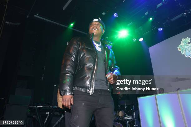 Jadakiss performs onstage during Styles P And Friends Birthday Session at Irving Plaza on November 27, 2023 in New York City.