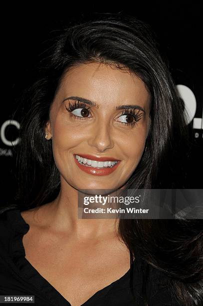 Actress Mikaela Hoover attends the premiere of the Film Arcade's "A.C.O.D." at the Landmark Theater on September 26, 2013 in Los Angeles, California.