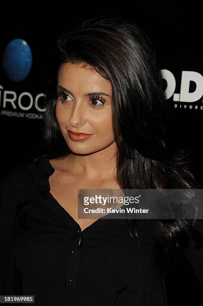 Actress Mikaela Hoover attends the premiere of the Film Arcade's "A.C.O.D." at the Landmark Theater on September 26, 2013 in Los Angeles, California.
