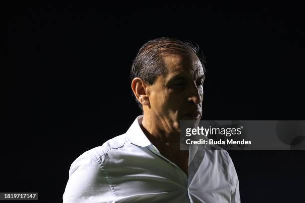 Ramón Díaz, head coach of Vasco reacts during the match between Vasco Da Gama and Corinthians as part of Brasileirao 2023 at Sao Januario Stadium on...