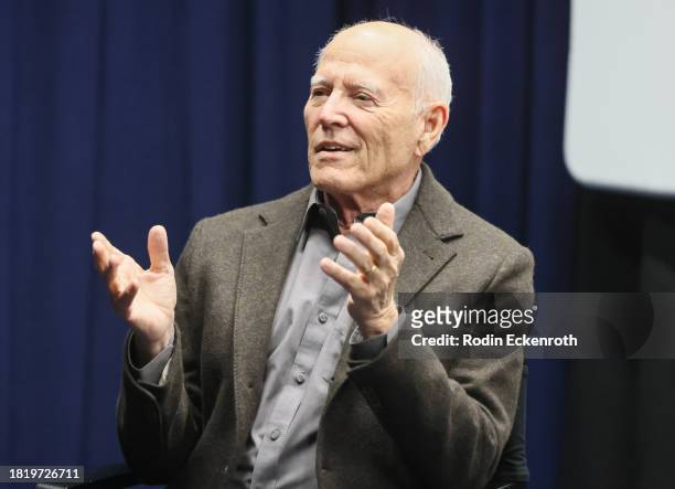 Executive Producer Frank Marshall speaks at the Film Independent Presents special screening of "All That Is Sacred" at Film Independent HQ on...