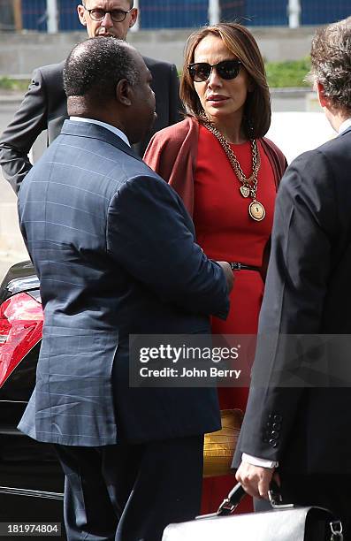 Ali Bongo Ondimba, President of Gabon and his wife Sylvia Bongo Ondimba attend the 68th session of the United Nations General Assembly on September...