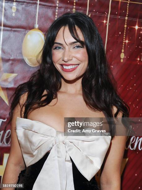 Julianna Rose attends the DBA Talent Holiday Party 2023 on December 3, 2023 in Glendale, California.