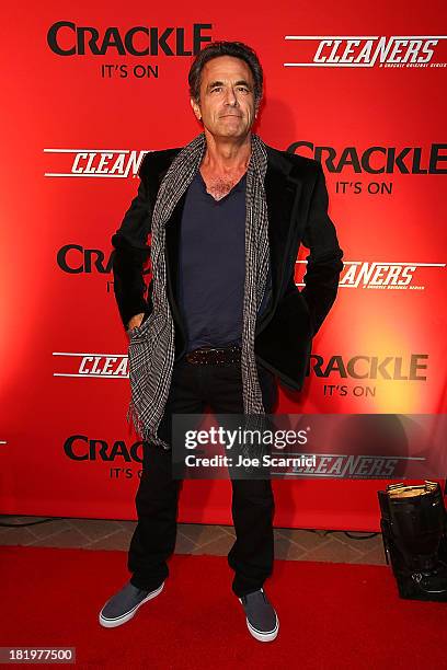 Robin Thomas arrives at the premiere for new digital series "Cleaners" hosted by Crackle at Cary Grant Theater on September 26, 2013 in Culver City,...